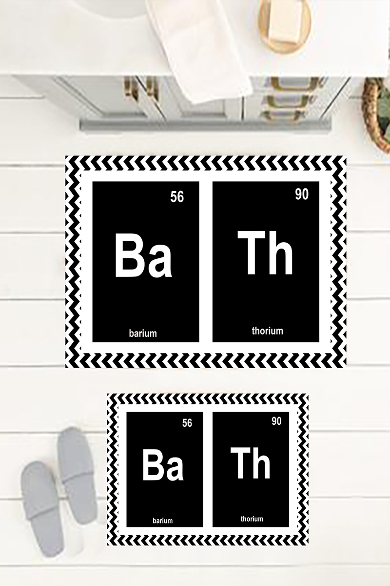 Bath%20Yazılı%20Banyo%20Paspası,%20%20Element%20Klozet%20Takımı,%20Kaymaz%20Taban%20Paspas,%20Yıkanabilir%20Paspas,%202’li%20Klozet%20Takımı