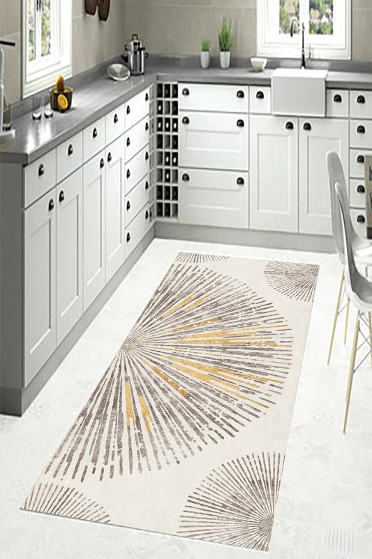 Eco concept, Nude Renk Halı, Çizgili, Geometrik Desen Salon Halısı, Modern Desen Halı, Salon Halısı, Antre Halısı, Mutfak Halısı, Kaymaz Taban Halı, Yıkanabilir Halı, Leke Tutmaz Halı, Dekoratif Salon Halısı